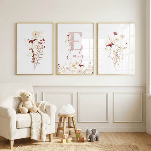Dried Bloom Name Set