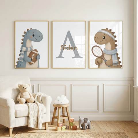 Dino Sports Name Set