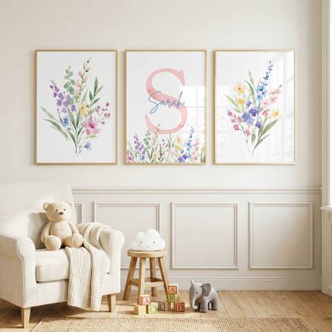 Pastel Bloom Name Set