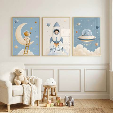 Rocket Bear Name Set