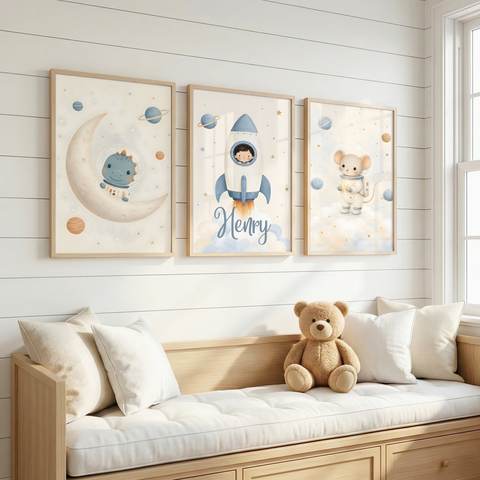 Little Astronauts Name Set