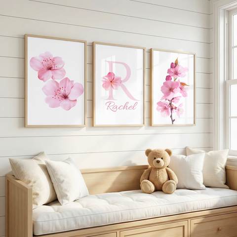 Cherry Blossom Name Set