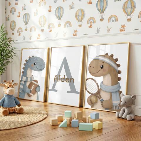 Dino Sports Name Set
