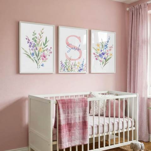 Pastel Bloom Name Set