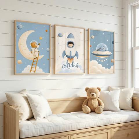 Rocket Bear Name Set