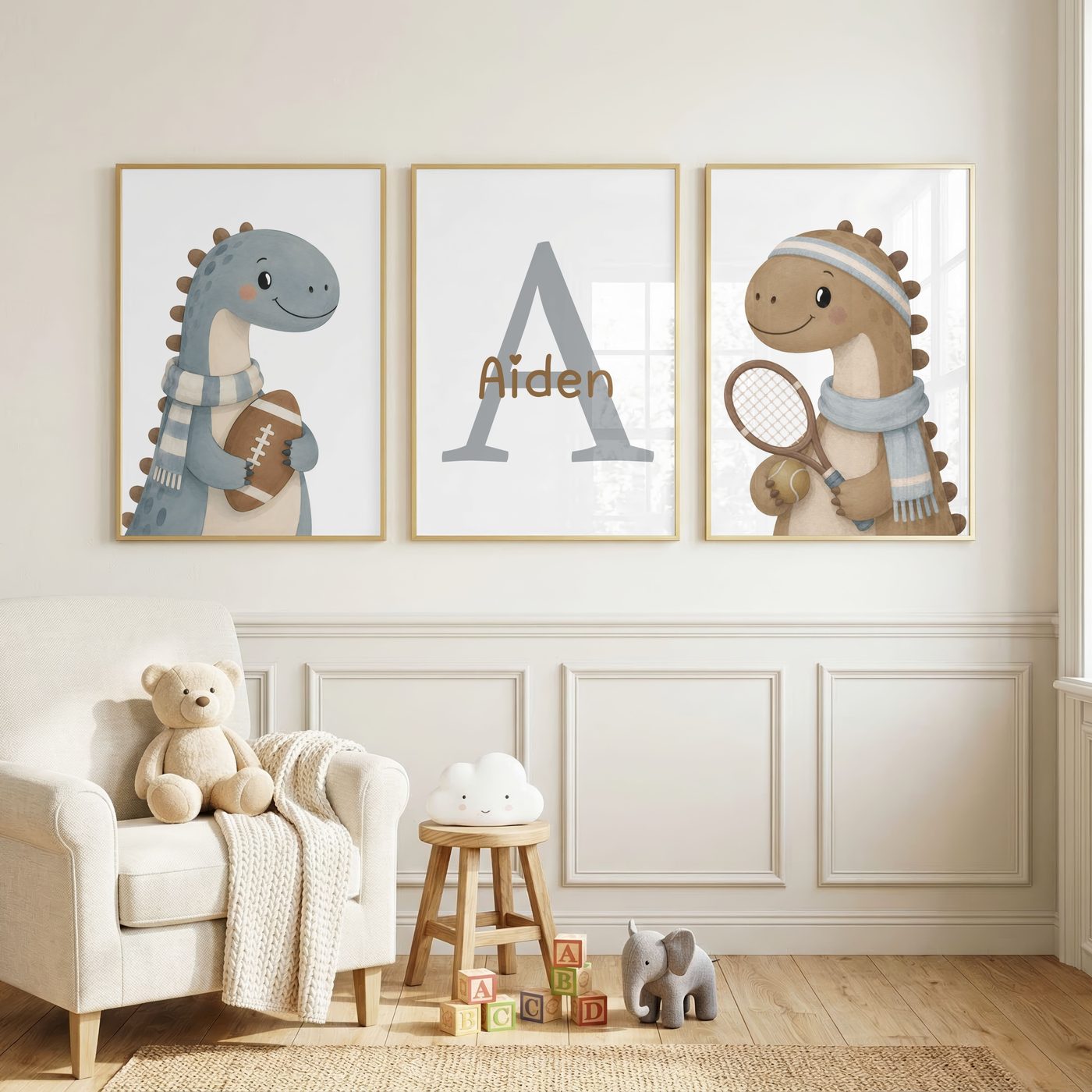 Dino Sports Name Set bundle