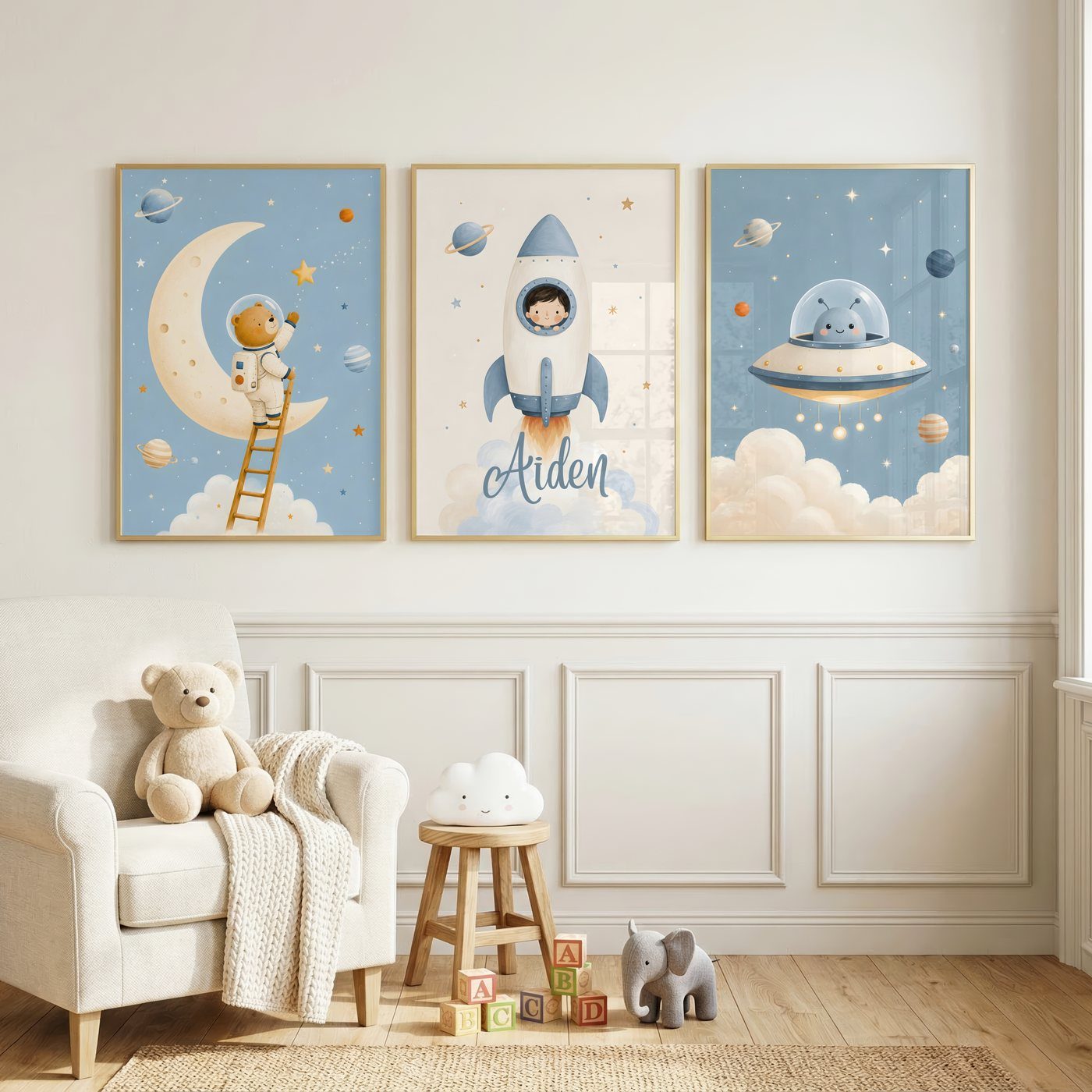 Rocket Bear Name Set bundle