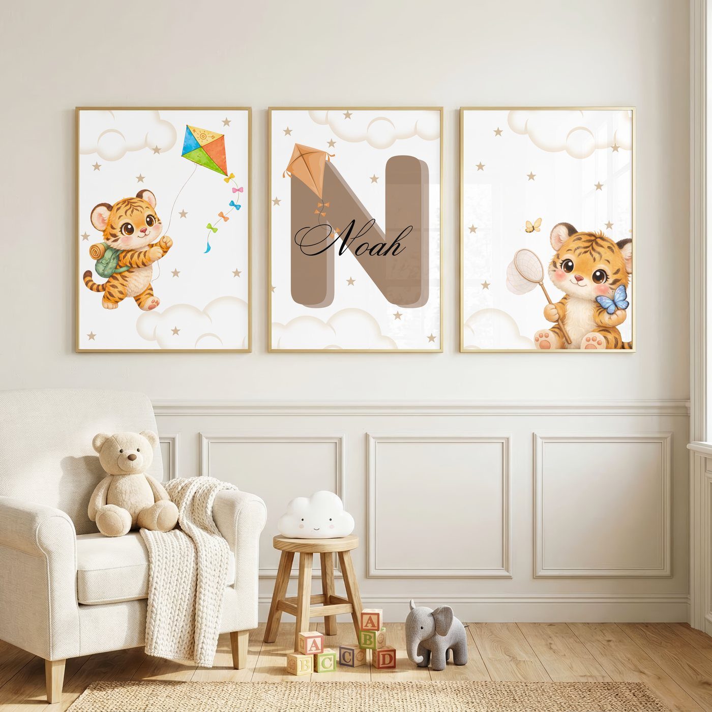Tiger Cub Name Set bundle