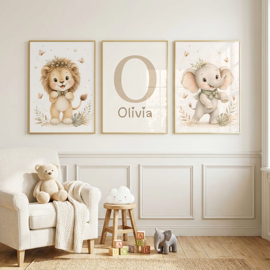 Safari Cub Name Set