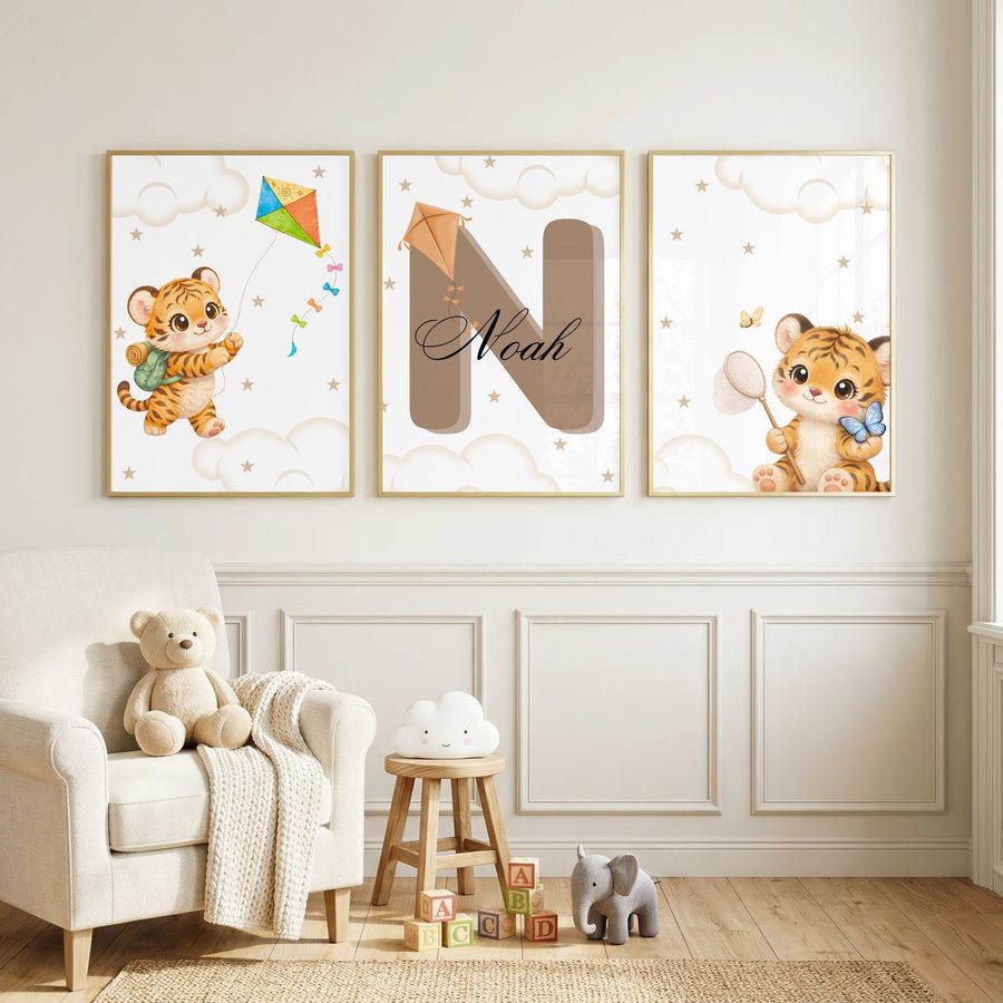 Tiger Cub Name Set